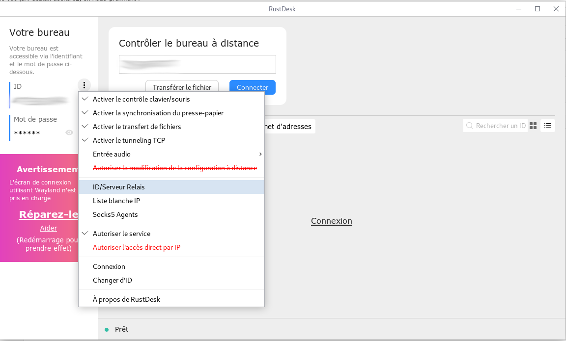 Installation du serveur et du client Rustdesk | Libre à vous